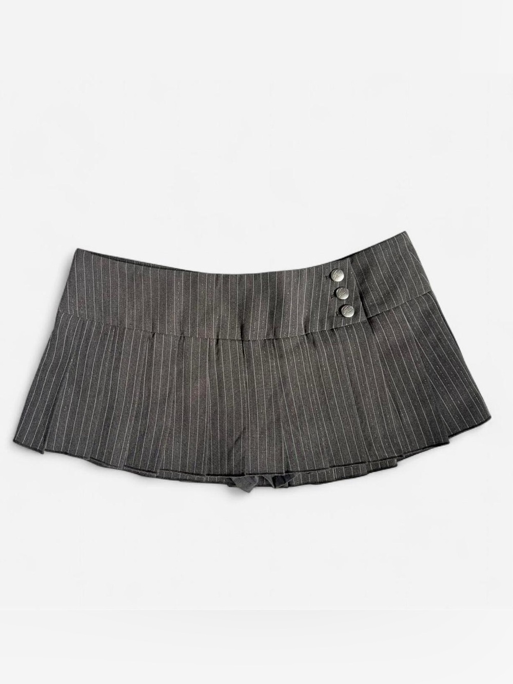 I.AM.GIA Remini Skirt in Grey Pinstripe